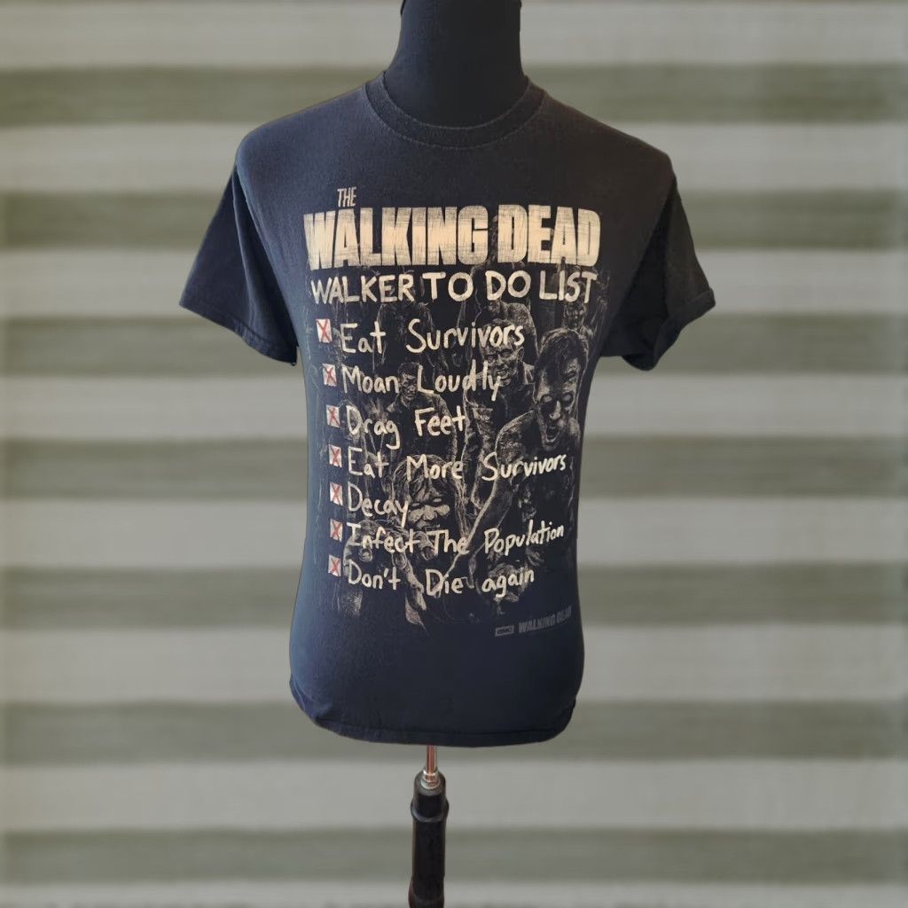 Fruit Of The Loom The Walking Dead To Do List Black Short Sleeve Graphic T Shirt Men M Size US M / EU 48-50 / 2 - 1 Preview
