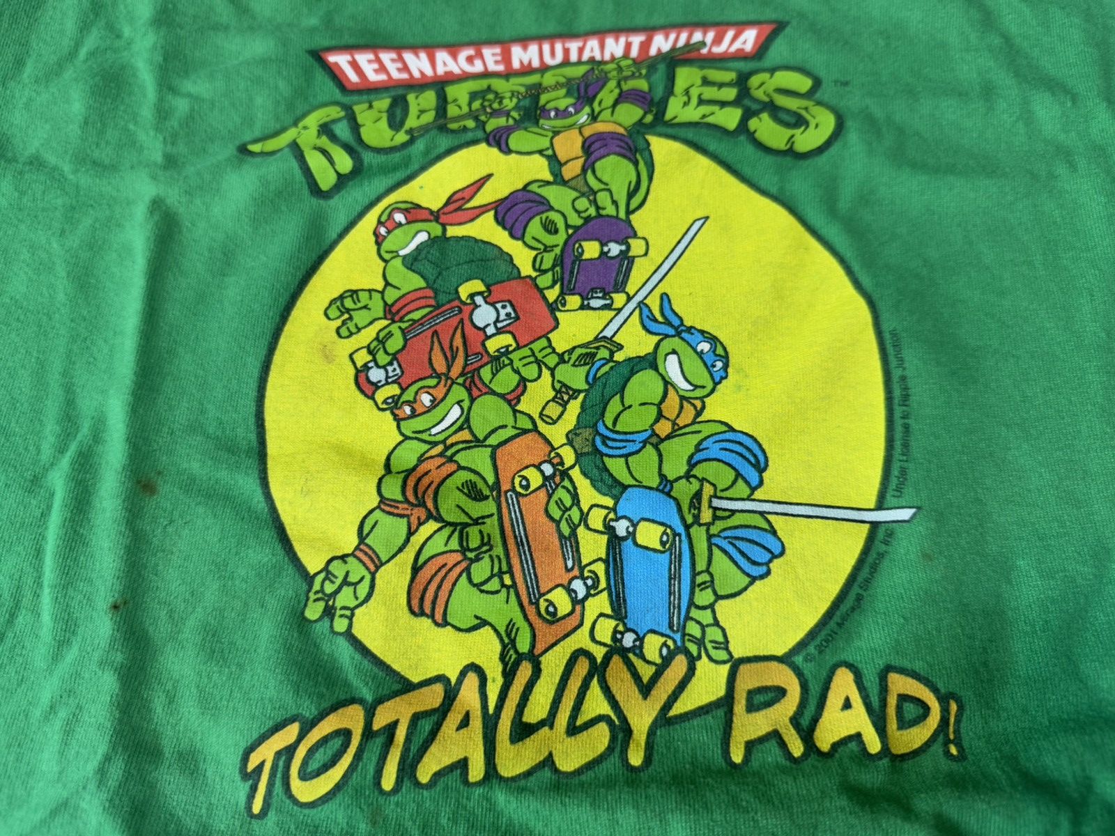 Vintage Vintage 2000s Teenage Mutant Ninja Turtles TMNT T-Shirt Y2K Size US XS / EU 42 / 0 - 3 Thumbnail