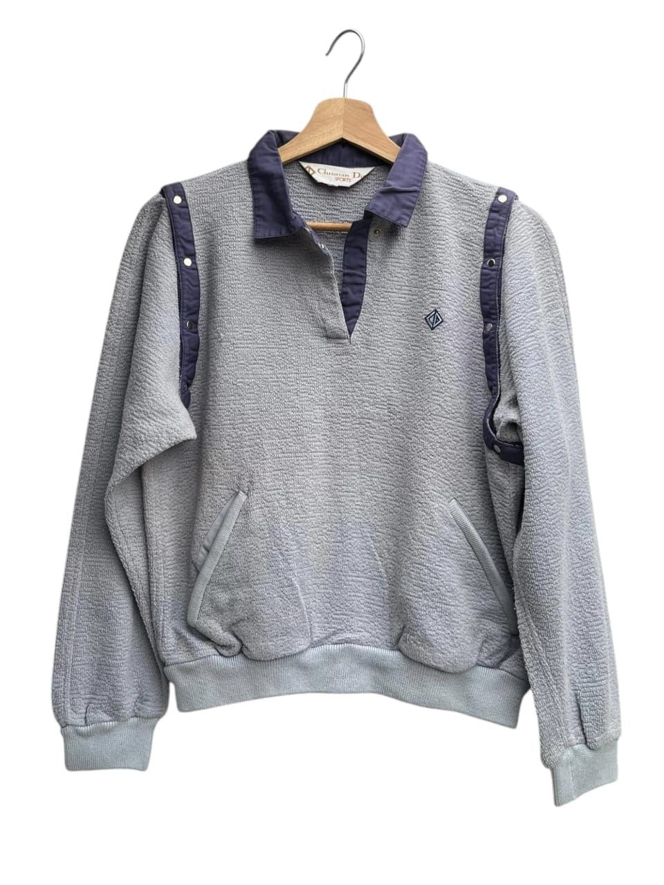 Christian Dior Monsieur Vintage Christian Dior Sports Convertible Sweater Size M / US 6-8 / IT 42-44 - 2 Thumbnail