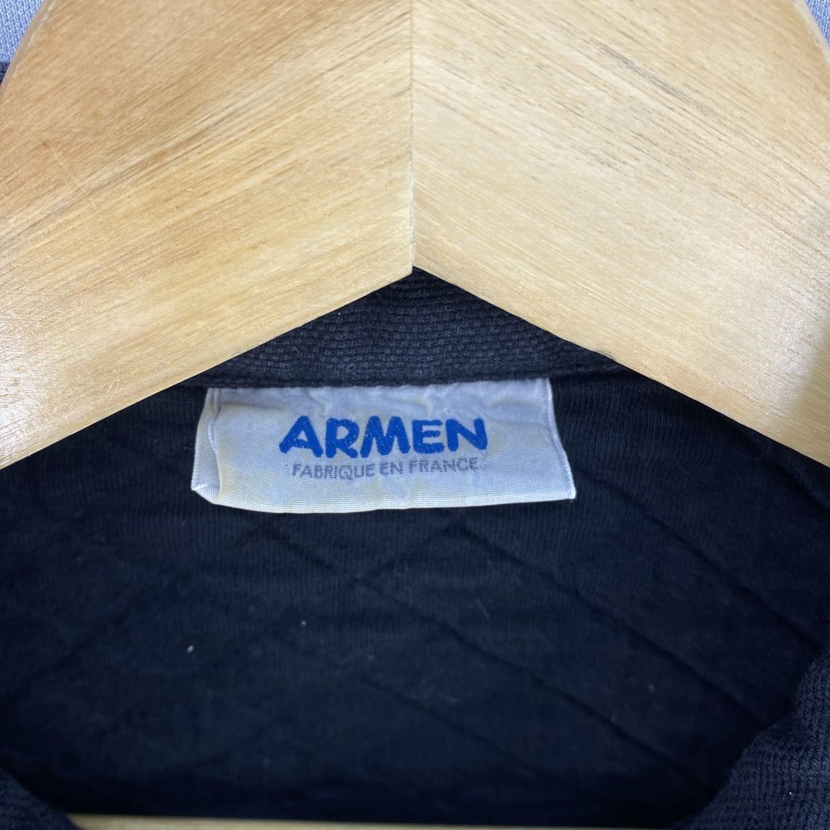 Designer Vintage Workwear Armen Made In France Quilted Jacket. Size XXS / US 00 / IT 34 - 11 Thumbnail