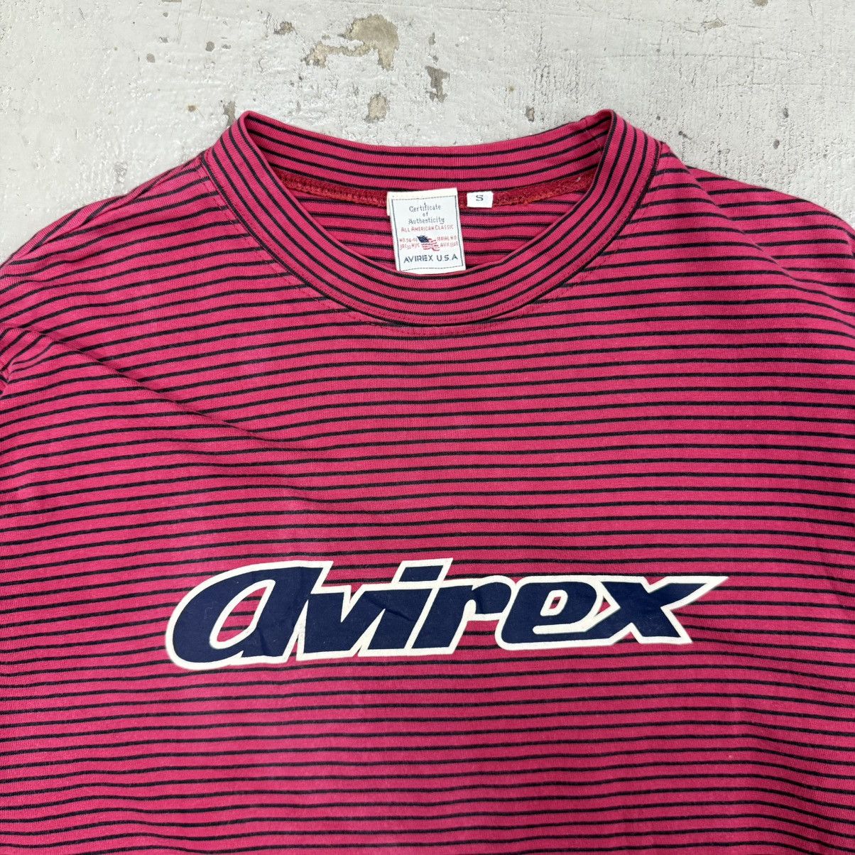 Avirex Vintage Avirex Kurt Cobain Style Stripe Longsleeve Tee Size US S / EU 44-46 / 1 - 3 Thumbnail