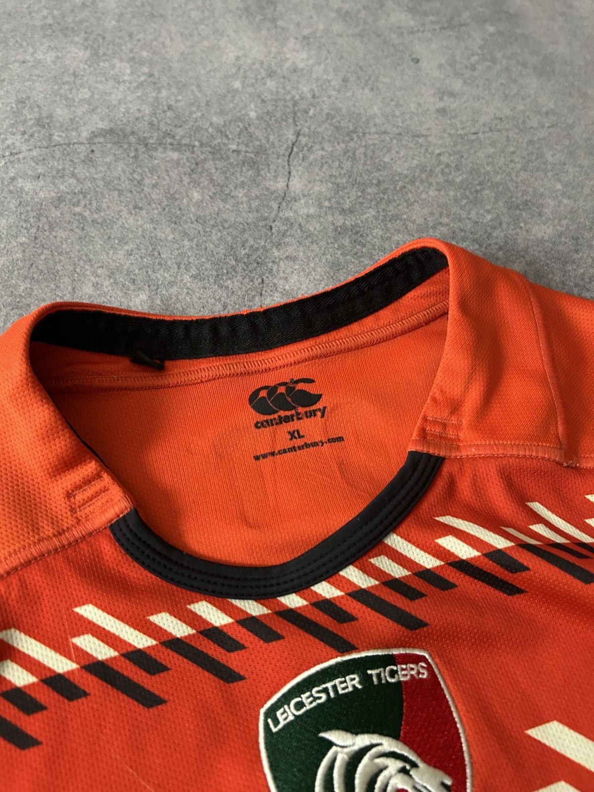Canterbury of New Zealand Vintage Canterbury X Caterpillar big logo striped jersey Size US XL / EU 56 / 4 - 4 Thumbnail