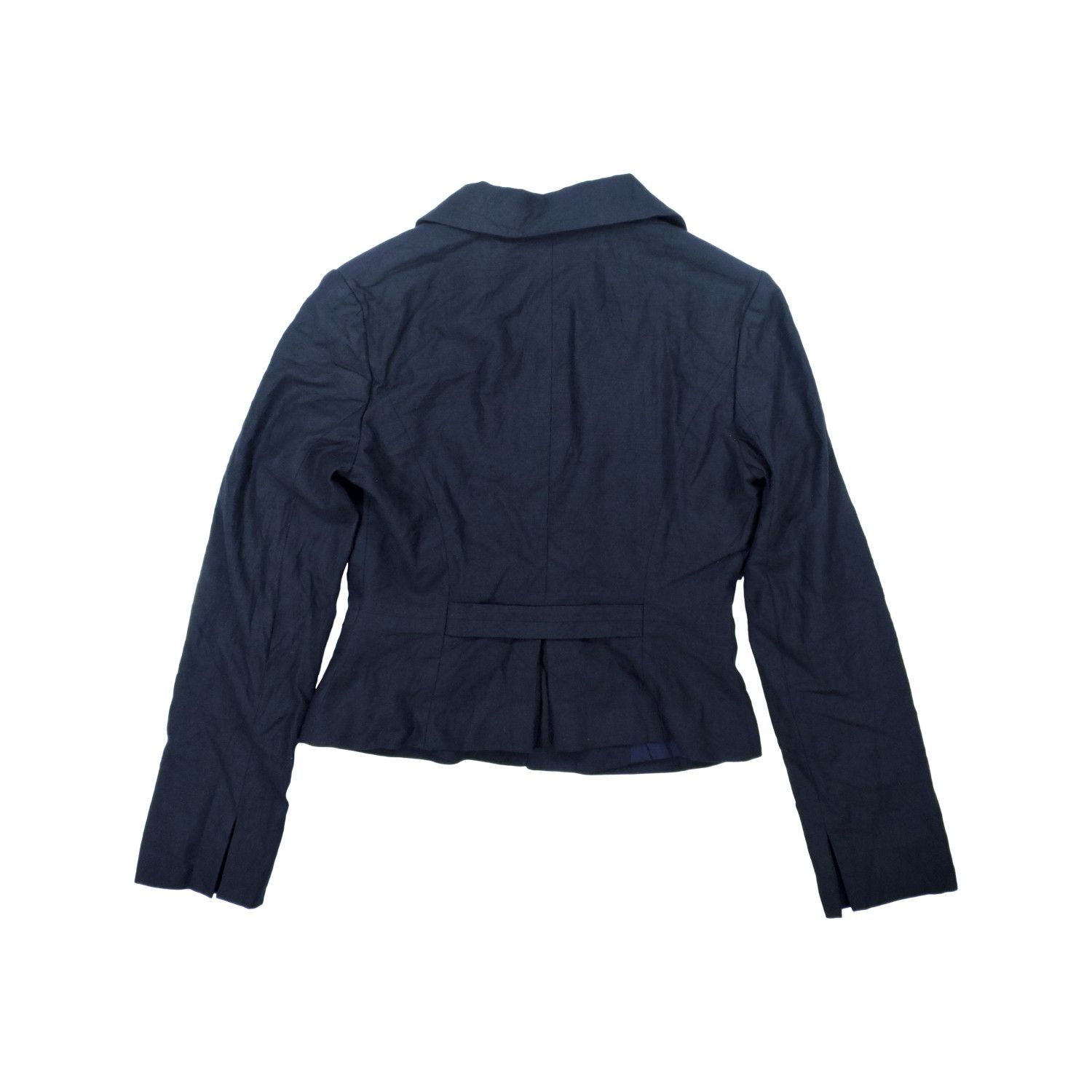 Karl Lagerfeld KARL LAGERFELD NOTCHED LAPEL DECORATIVE CUTOUTS BLAZER Size XS / US 0-2 / IT 36-38 - 3 Thumbnail