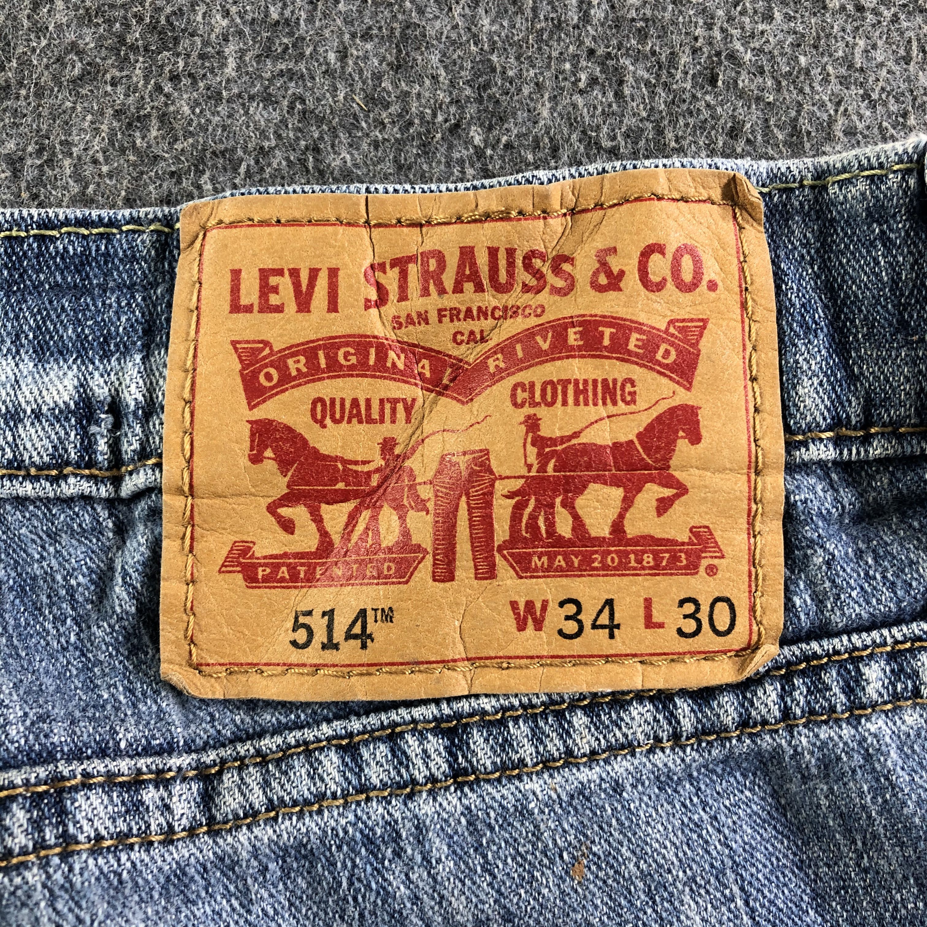 Levi's Vintage Blue Wash Levis 514 Jeans-J4165 Size US 34 / EU 50 - 5 Thumbnail