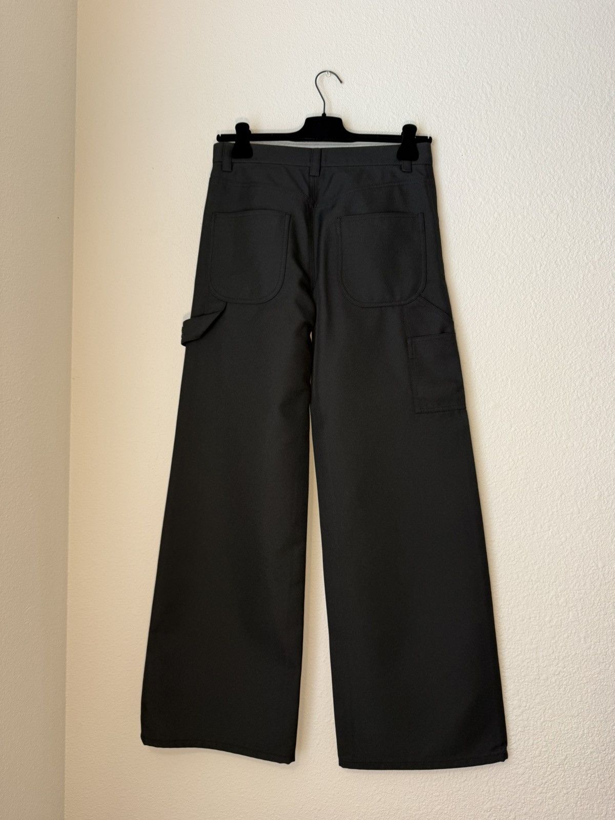 Courreges Courrèges Wide Leg Tailored Trousers Black Size 32 Size US 32 / EU 48 - 2 Thumbnail