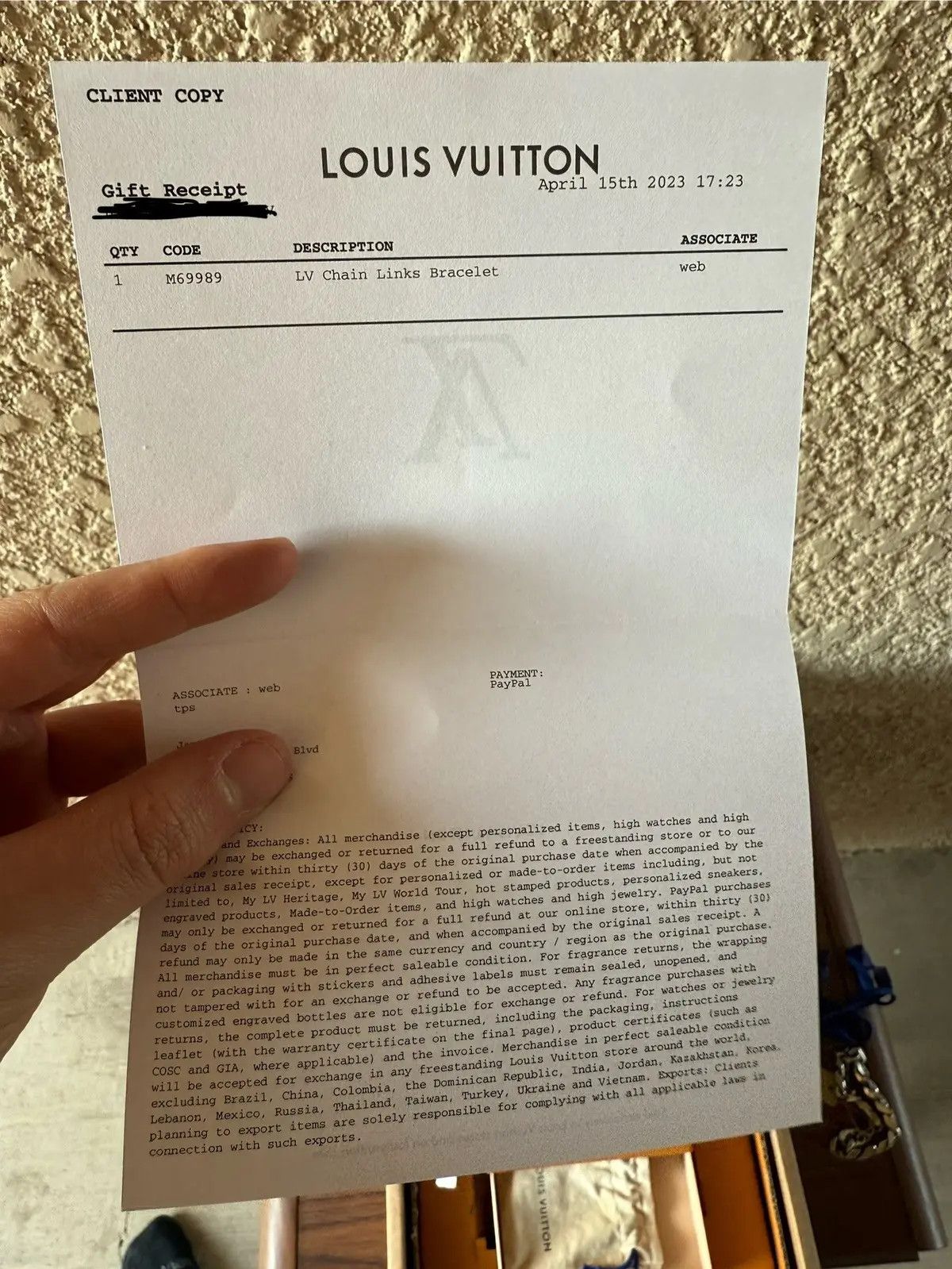 Louis Vuitton Louis Vuitton Cuban Link Bracelet Size ONE SIZE - 14 Thumbnail