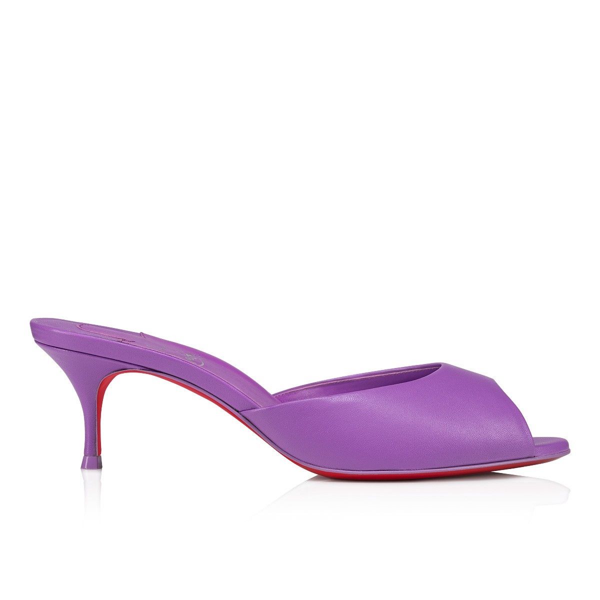 Christian Louboutin o1s1wg110924 Me Dolly Heeled in Purple Size US 7 / IT 37 - 1 Thumbnail