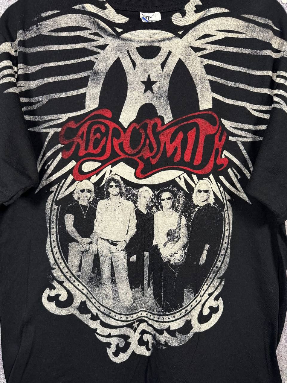 Aerosmith AOP Aerosmith World Tour 2009 Concert T-Shirt Men's Alstyle Size US L / EU 52-54 / 3 - 6 Thumbnail