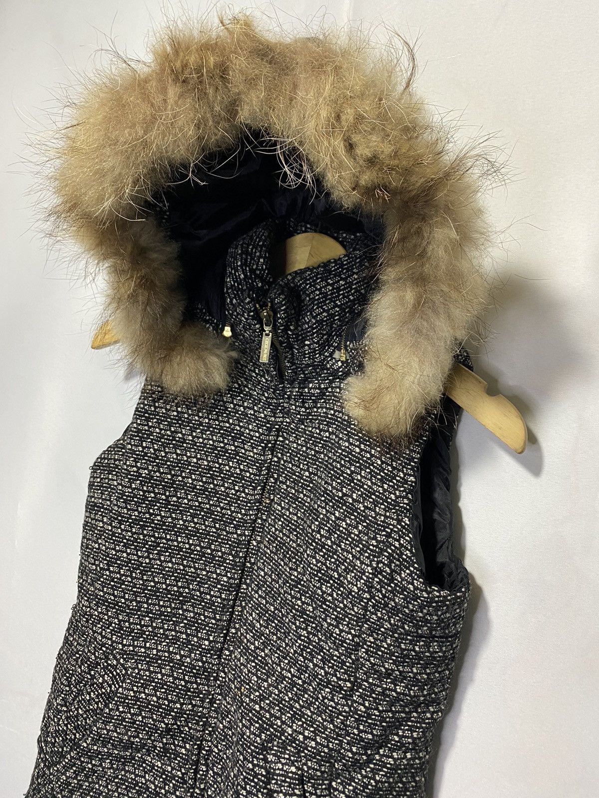 If Six Was Nine × Japanese Brand × Le Grande Bleu (L.G.B.) Cecil McBee Double Zipper Fur Vest Hoodie Size US M / EU 48-50 / 2 - 3 Thumbnail