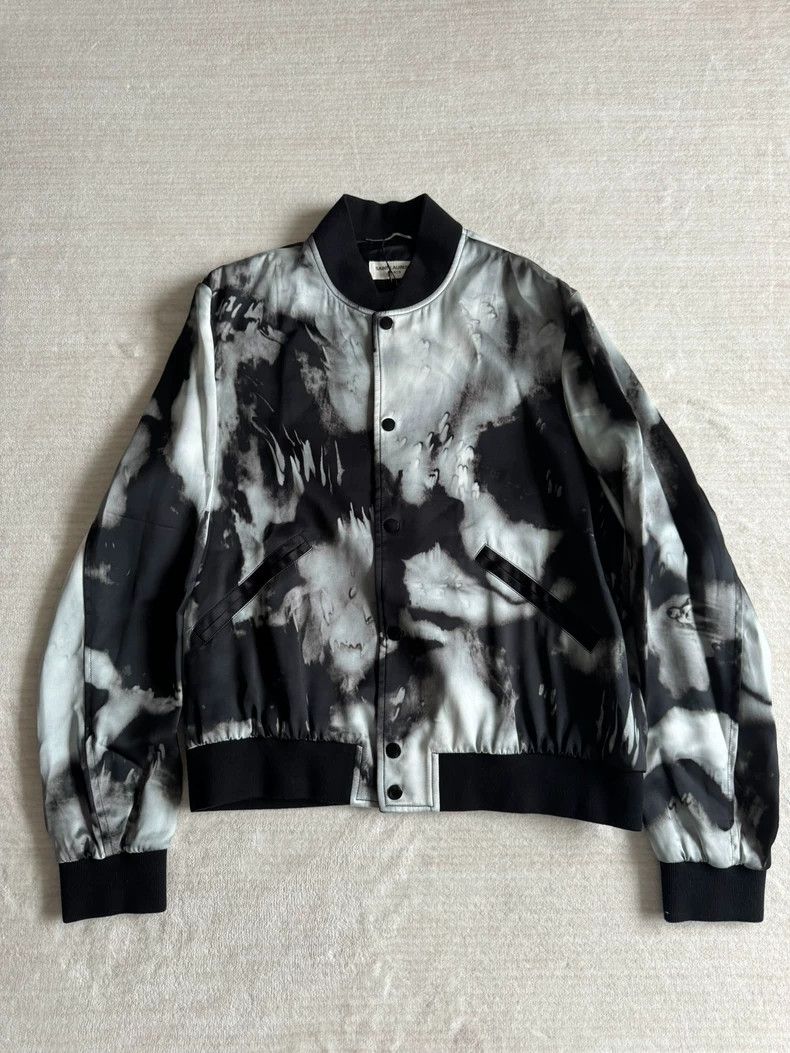 Saint Laurent Paris Ink splashed jacket