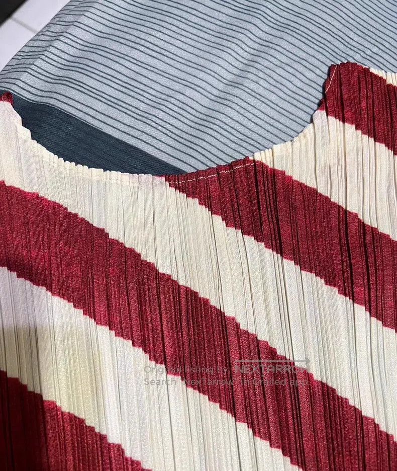 Issey Miyake Issey Miyake Color Block Dress Size L / US 10 / IT 46 - 5 Thumbnail