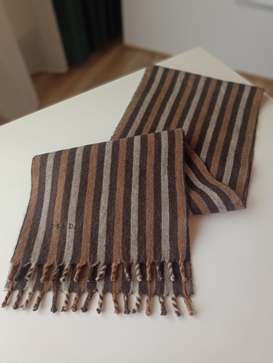 Prada Prada Vintage Cashmere Scarf Size ONE SIZE - 3 Thumbnail