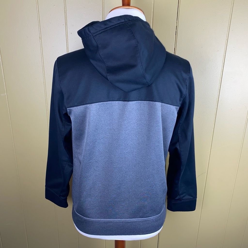 Russell Athletic Russell men M fu zip hooded jacket w/front pockets grey blac Size US M / EU 48-50 / 2 - 8 Thumbnail