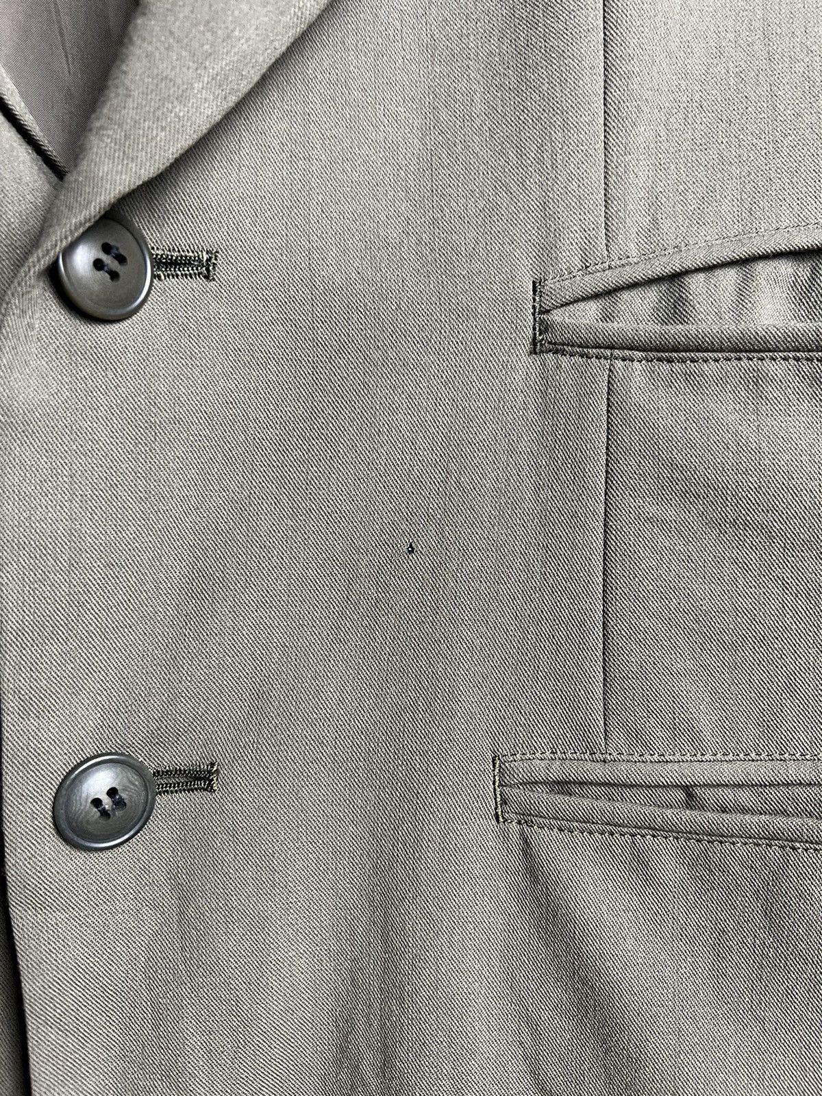 Y's × Yohji Yamamoto Vintage 1990s Y's Yohji Yamamoto Rayon Blazers 3 Pocket Size 40R - 3 Thumbnail