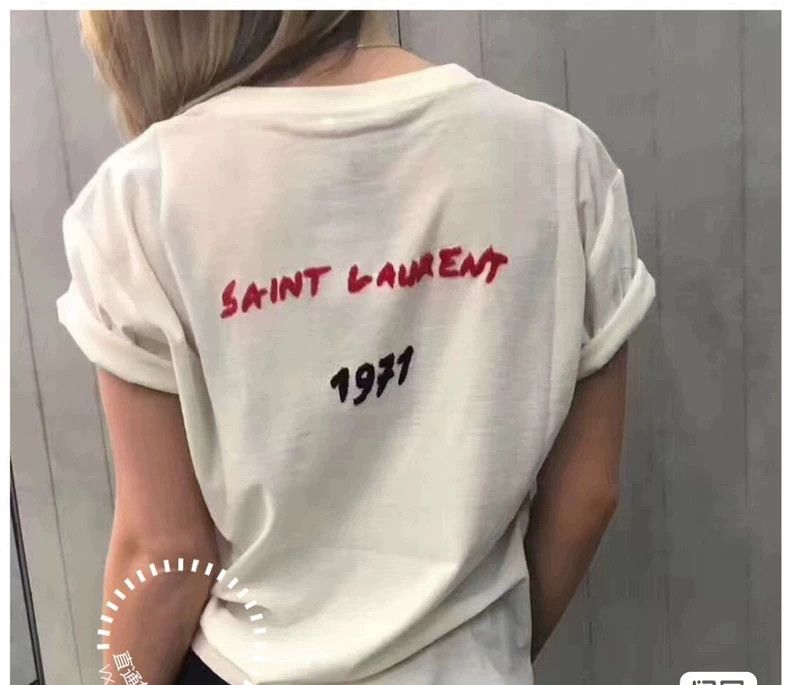 Saint Laurent Paris Saint laurent paris short sleeves 2506-Nextarrow Size US S / EU 44-46 / 1 - 6 Thumbnail
