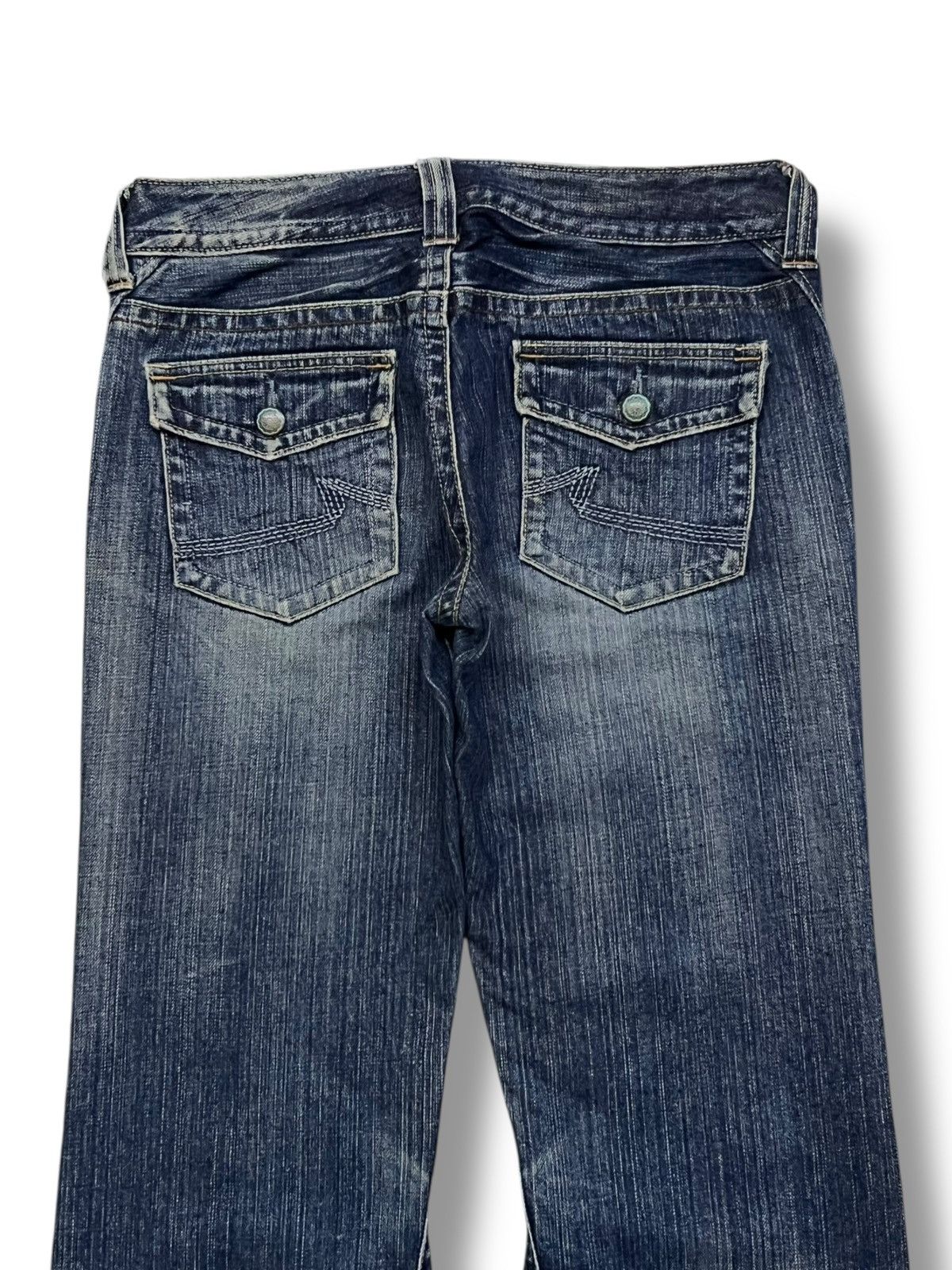 Big John Bell Bottom Vintage 00s Big John Japan - Faded Wash Jeans Size 29" - 5 Thumbnail
