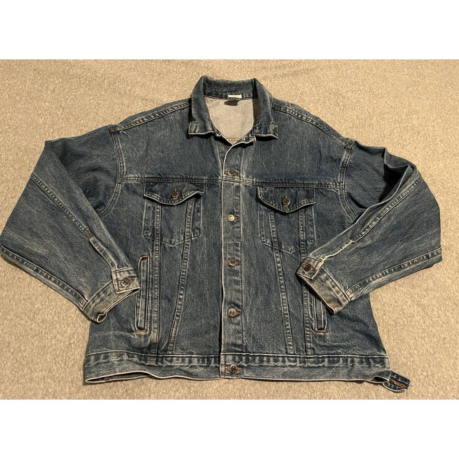 Vintage VINTAGE Tyca Texas Instruments Denim Jean Jacket Large Men Blue Denim Jacket Mens L Size US 33 - 3 Thumbnail