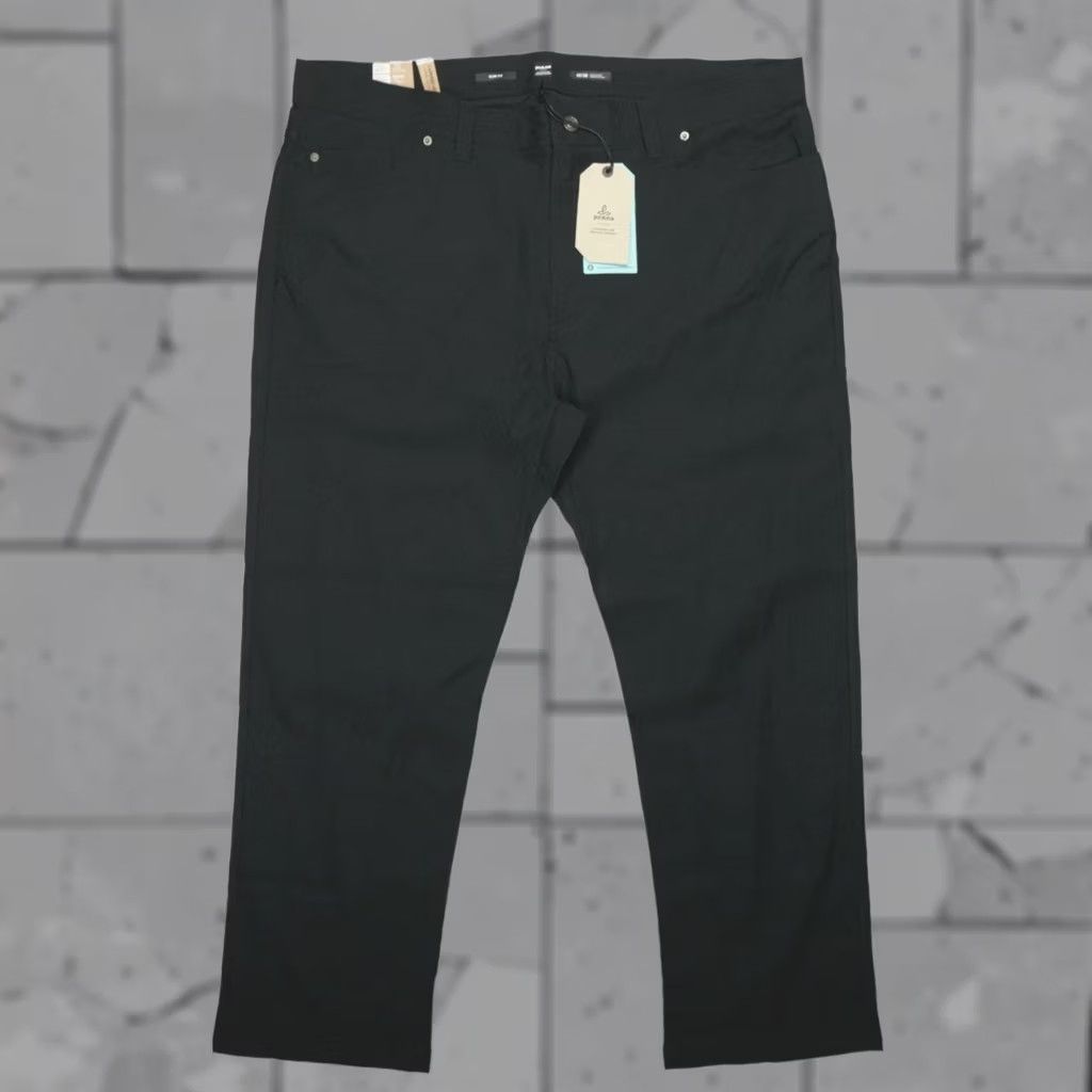 Prana Prana Brion II Slim Fit Stretch Pants Men's 42x30 Dark Iron Gray Chino Straight 5-Pocket Size US 42 / EU 58 - 1 Thumbnail