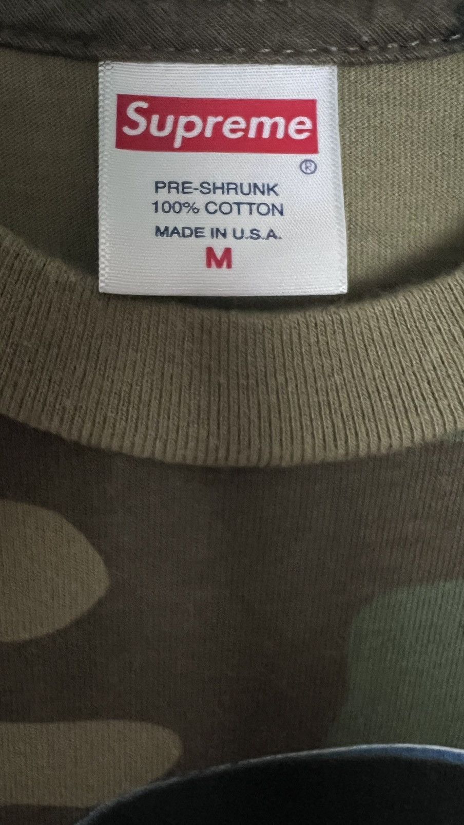 Supreme Supreme Creeper Tee Woodland Camo Size M Size US M / EU 48-50 / 2 - 3 Thumbnail