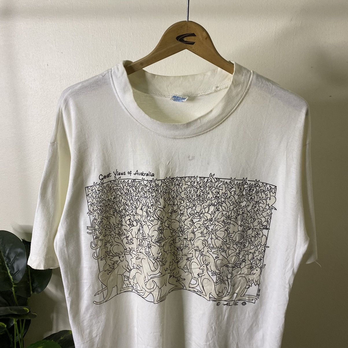 Vintage 90s Australia Pop Art Alie Ken Done Great Views of Australia Size US M / EU 48-50 / 2 - 2 Thumbnail