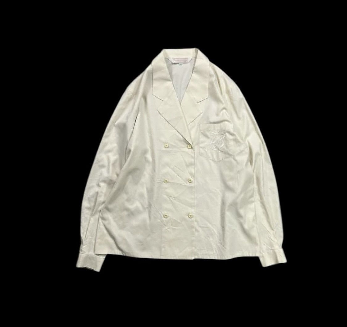 Burberry × Vintage Vtg Burberrys Shirt Rare Design Size S / US 4 / IT 40 - 1 Thumbnail