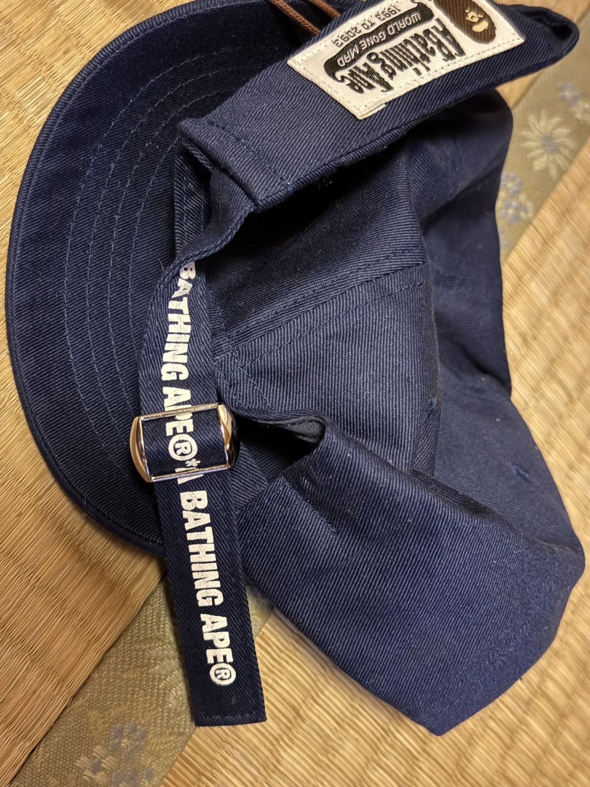 Bape A Bathing Ape Navy Blue Hat Size ONE SIZE - 5 Thumbnail