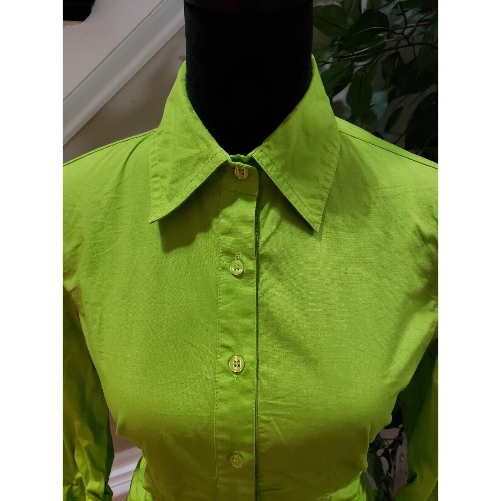 Other Metro Style Cotton Collared Long Sleeve Button Down Shirt 8 Size M / US 6-8 / IT 42-44 - 5 Thumbnail