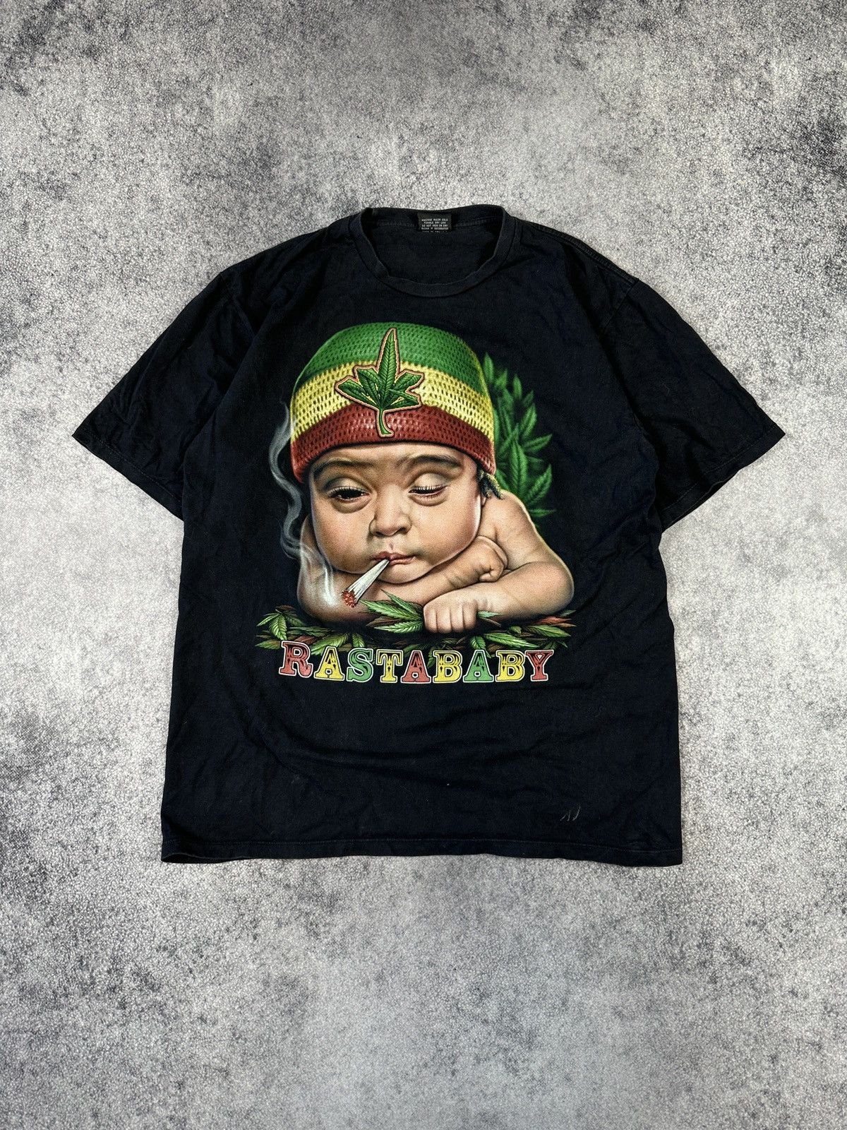 Band Tees Y2K Rastababy Logo T-shirt Heavy Metal Rare Streetwear XL Size US XL / EU 56 / 4 - 1 Thumbnail