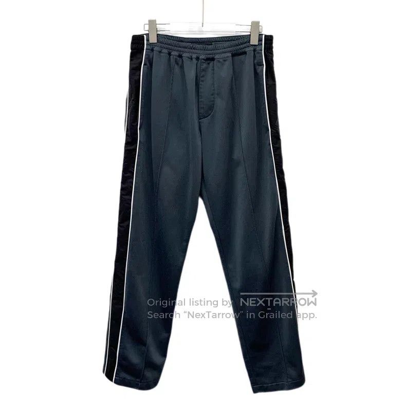 Prada Prada Size S Blue and gray logo triangle logo straight casu Size US 29 - 1 Thumbnail