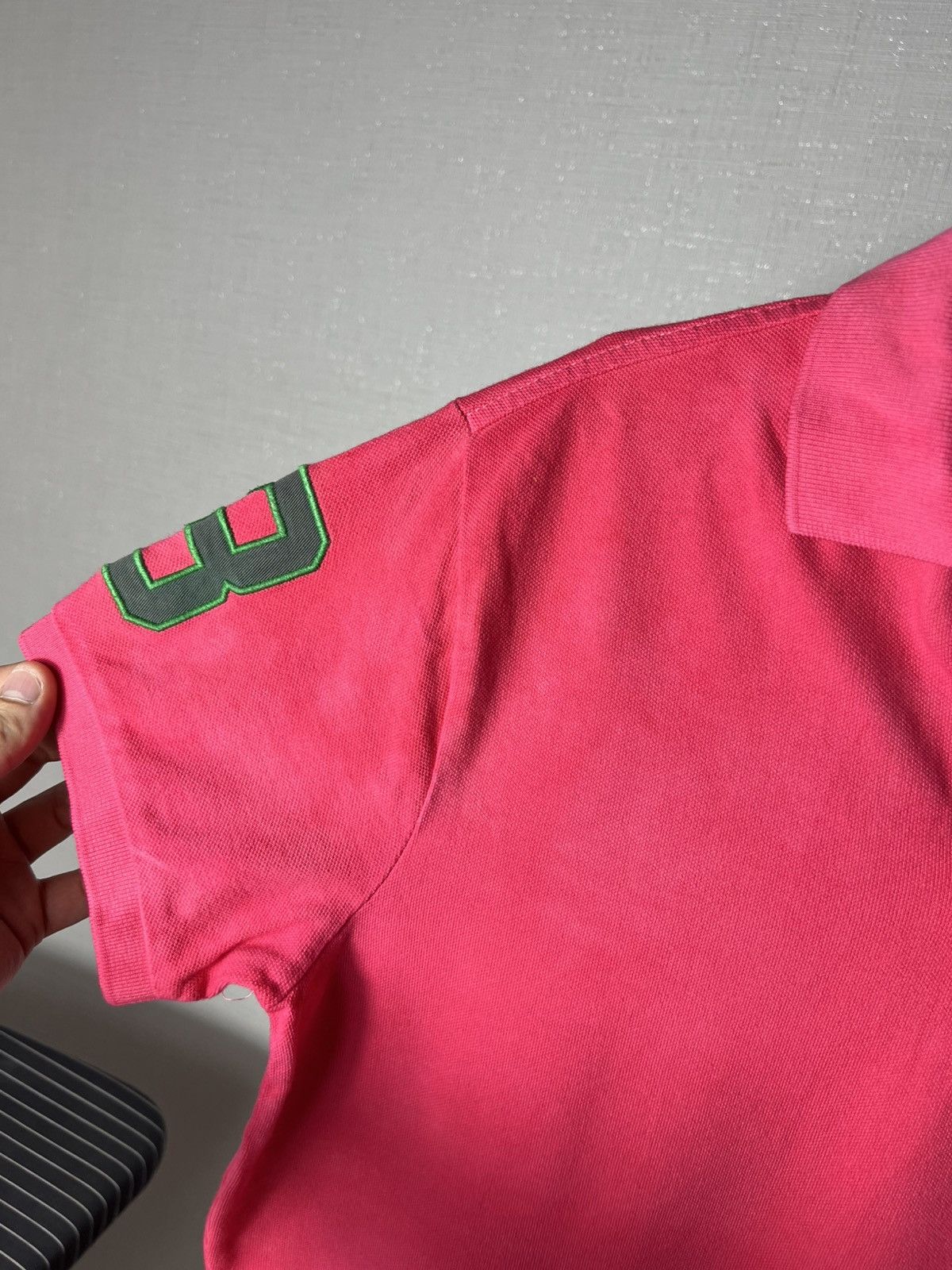 Polo Ralph Lauren Ralph Lauren Pink Polo Shirt M – Distressed / Faded Look Size US M / EU 48-50 / 2 - 8 Thumbnail