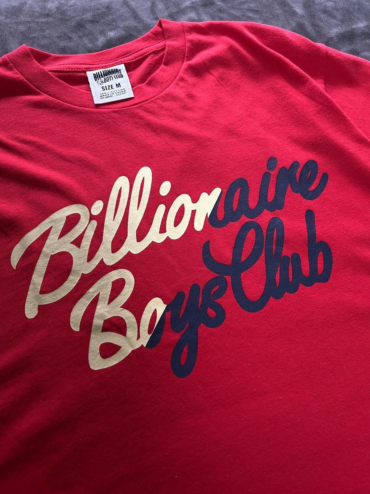 Billionaire Boys Club Rare Billionaire Boys Club BBC Flip Script T-Shirt Red M Size US M / EU 48-50 / 2 - 4 Thumbnail