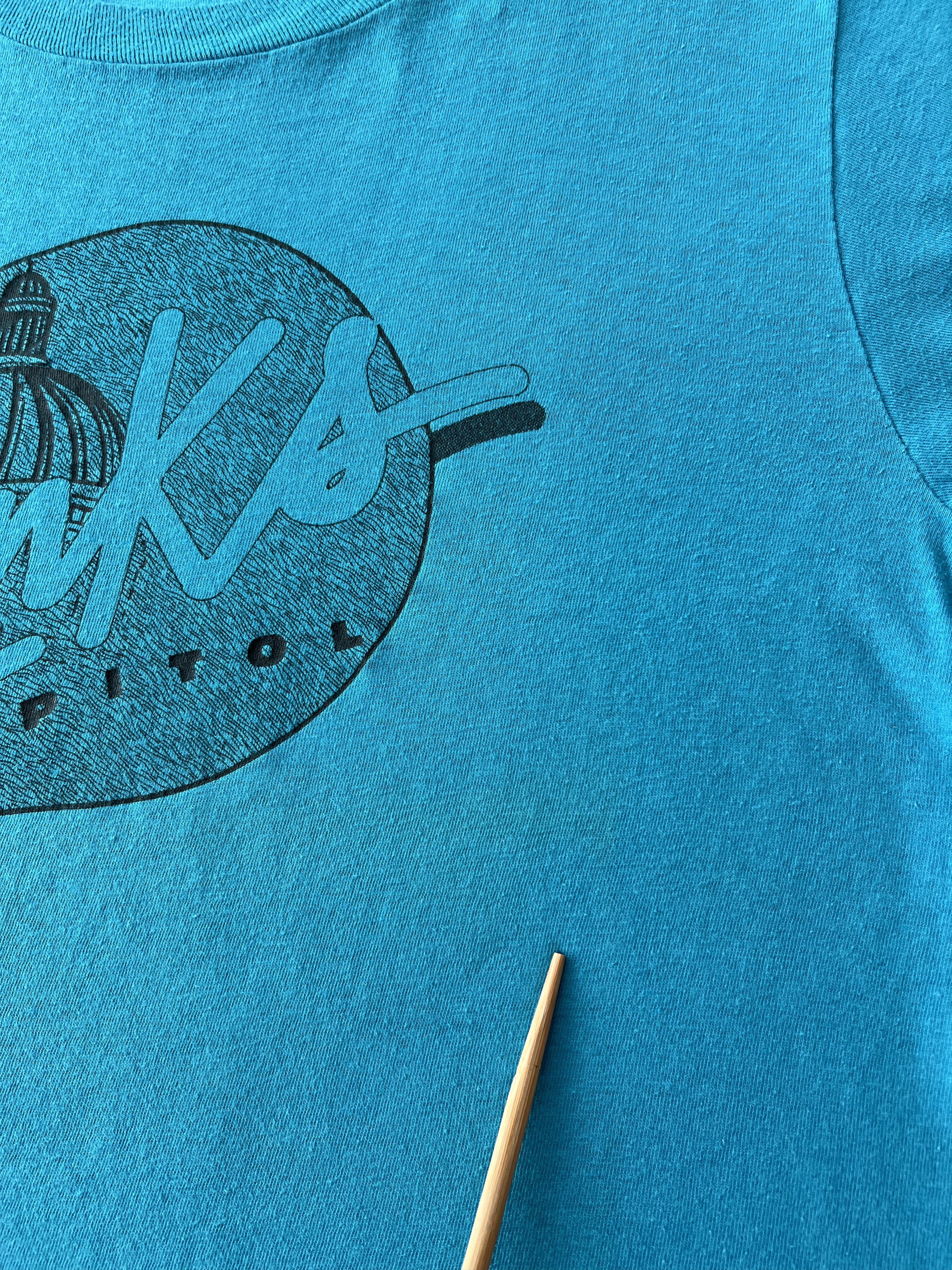 Band Tees Vintage 80s The Kinks Sacramento Kapitol Blue T-shirt Size US M / EU 48-50 / 2 - 6 Thumbnail