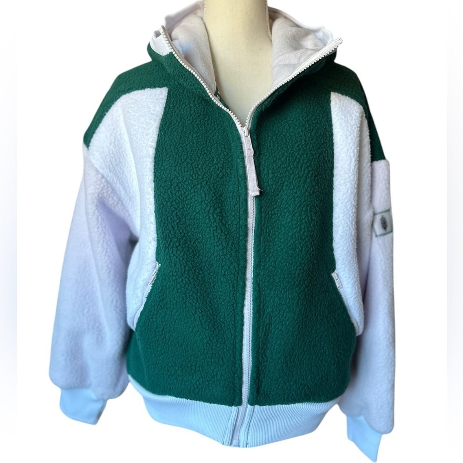 Free People NWT Free People Hit The Slopes Hoodie in Evergreen Combo Size S / US 4 / IT 40 - 5 Thumbnail