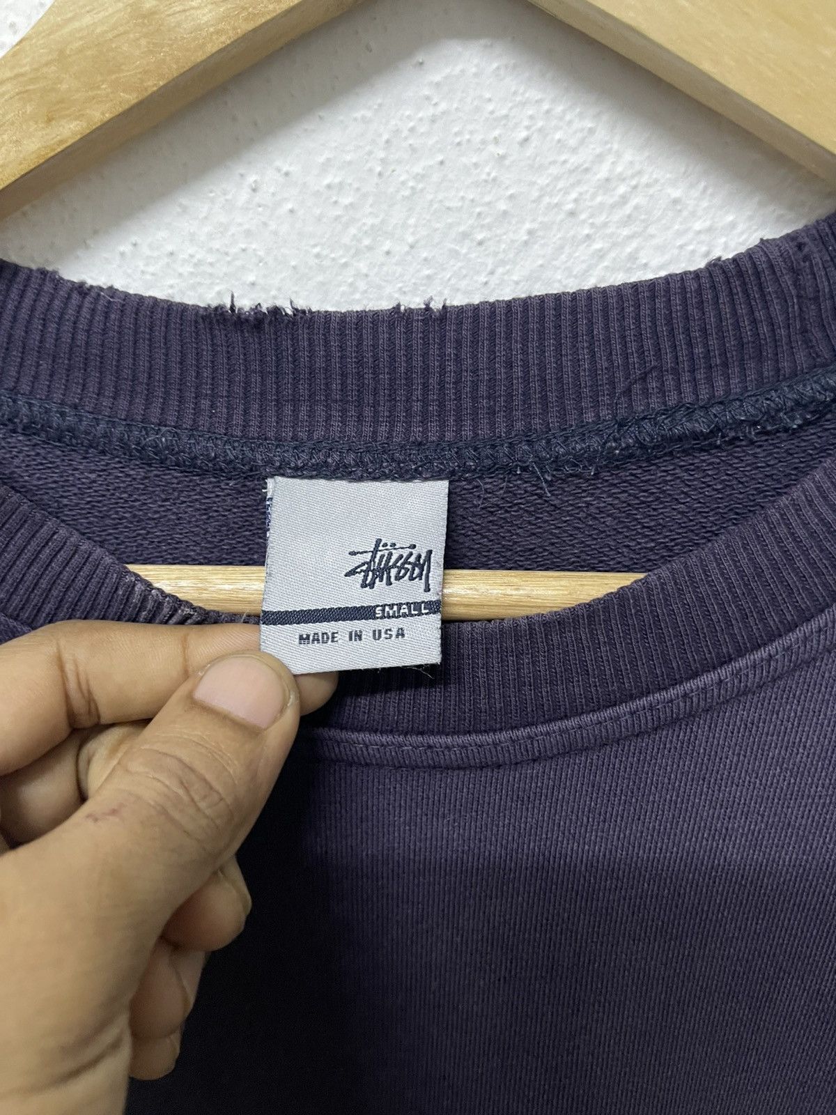 Stussy 90s STUSSY RASTAMAN KNOWLEDGE IS KING SWEATSHIRT DISTRESSED Size US S / EU 44-46 / 1 - 12 Thumbnail