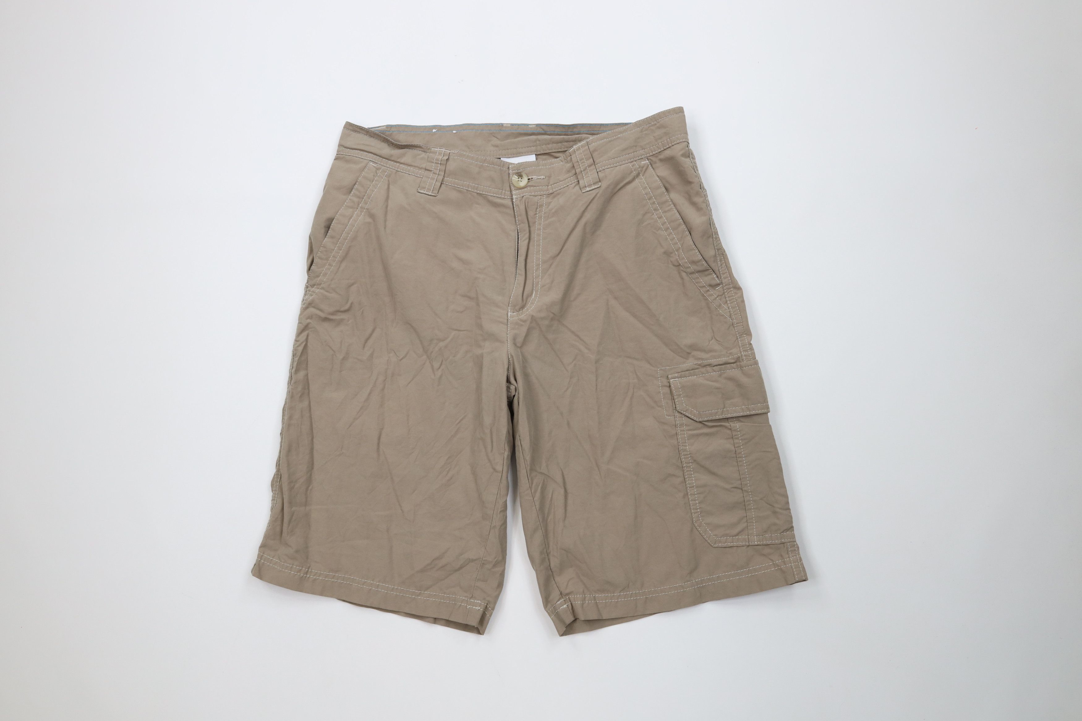 Columbia Vintage Y2K Columbia Trekking Hiking Cargo Shorts Beige Size US 32 / EU 48 - 1 Thumbnail