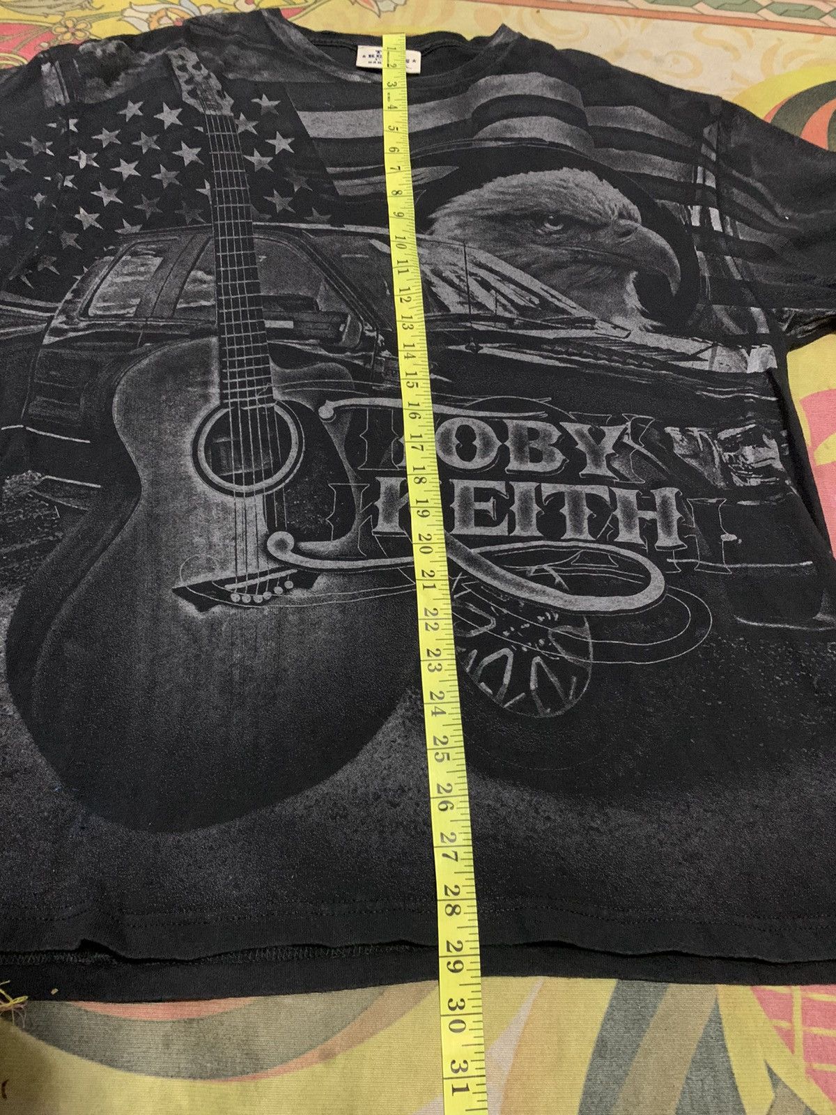 Band Tees Rare Vintage Toby Keith All Over Print Band Tshirt Size US XL / EU 56 / 4 - 12 Thumbnail