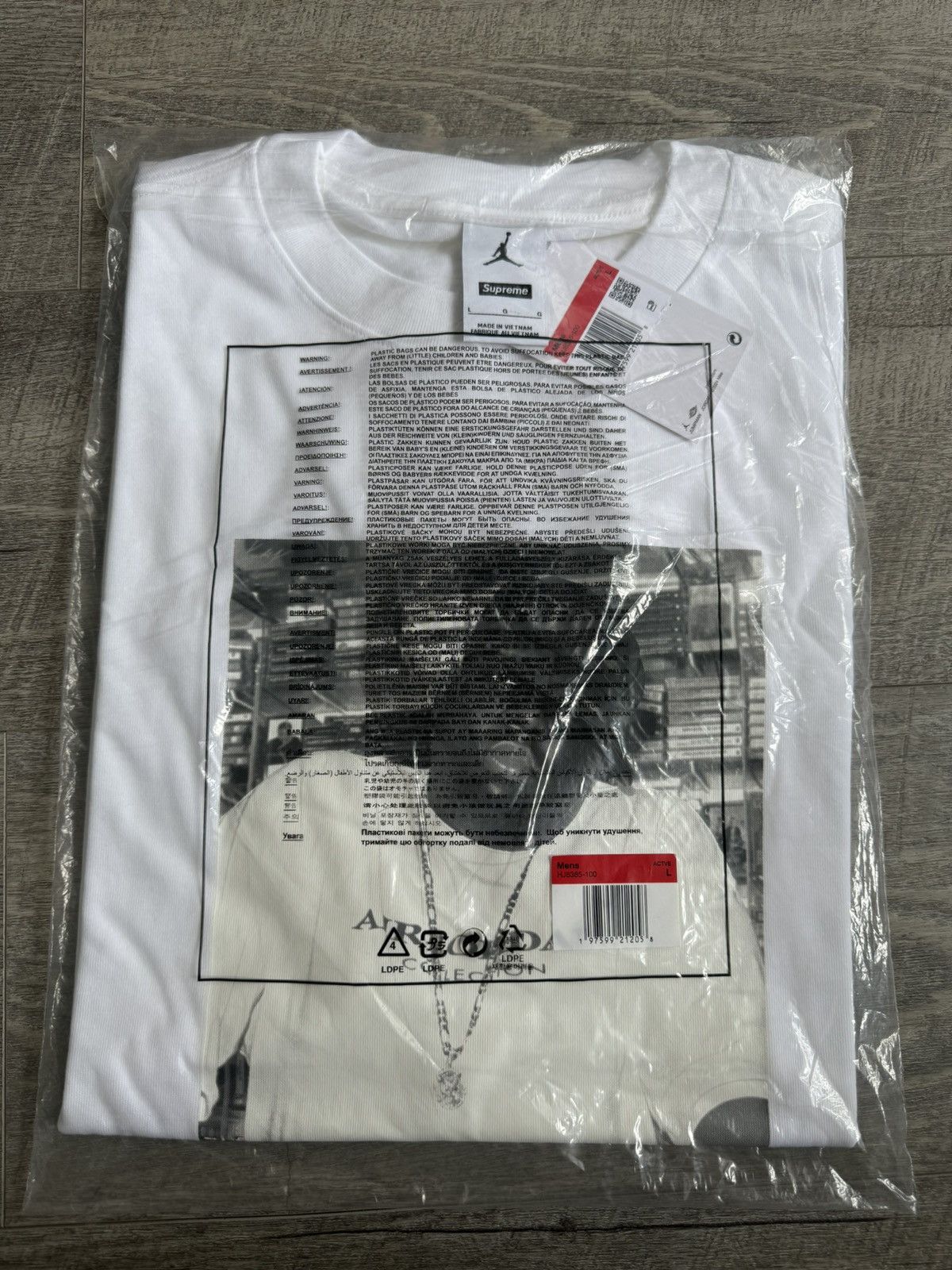 Jordan Brand × Supreme Supreme x Jordan “Biggie” T shirt Size US L / EU 52-54 / 3 - 3 Thumbnail