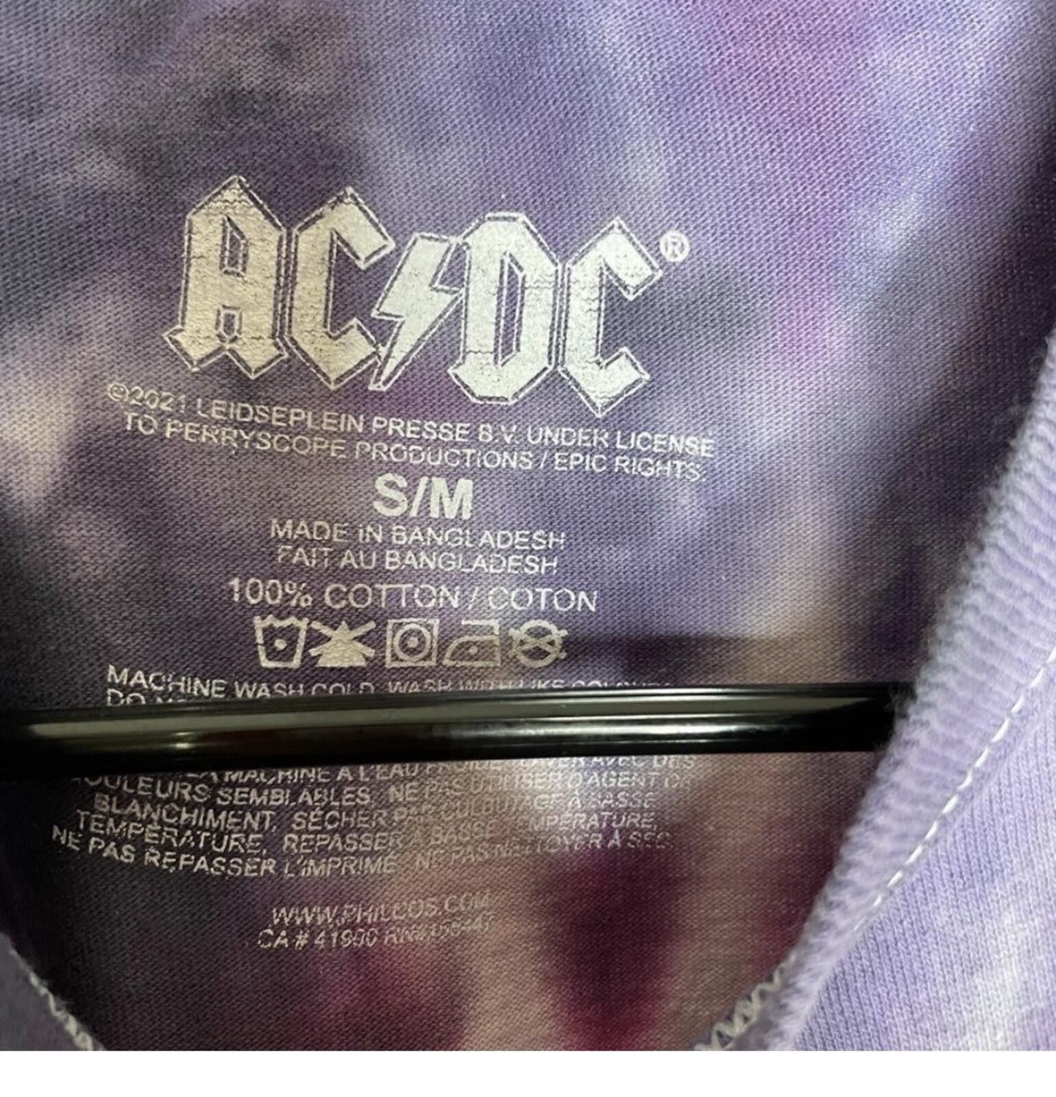AC/DC (AC/DC) tie dye cropped shirt Size S / US 4 / IT 40 - 3 Thumbnail