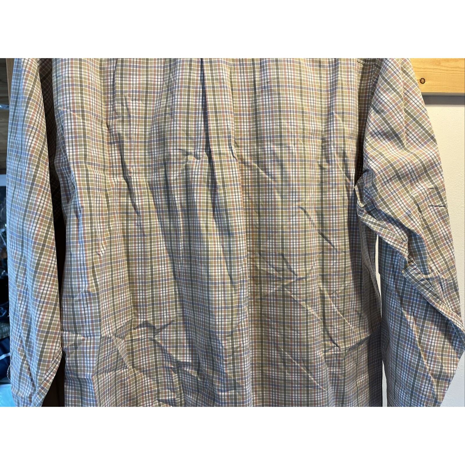 Pendleton Pendleton Men’s M Green Brown check LS broadway cloth shirt Size US M / EU 48-50 / 2 - 12 Thumbnail