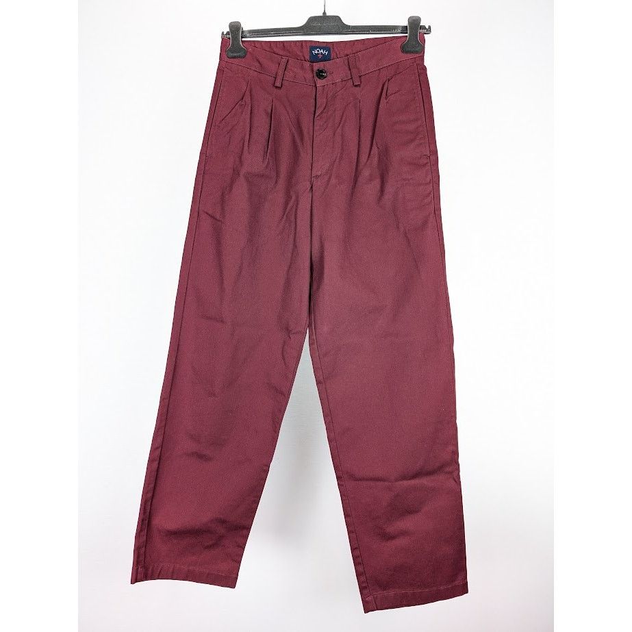o1rshd1 Twill Double Pleat Pant in Wine