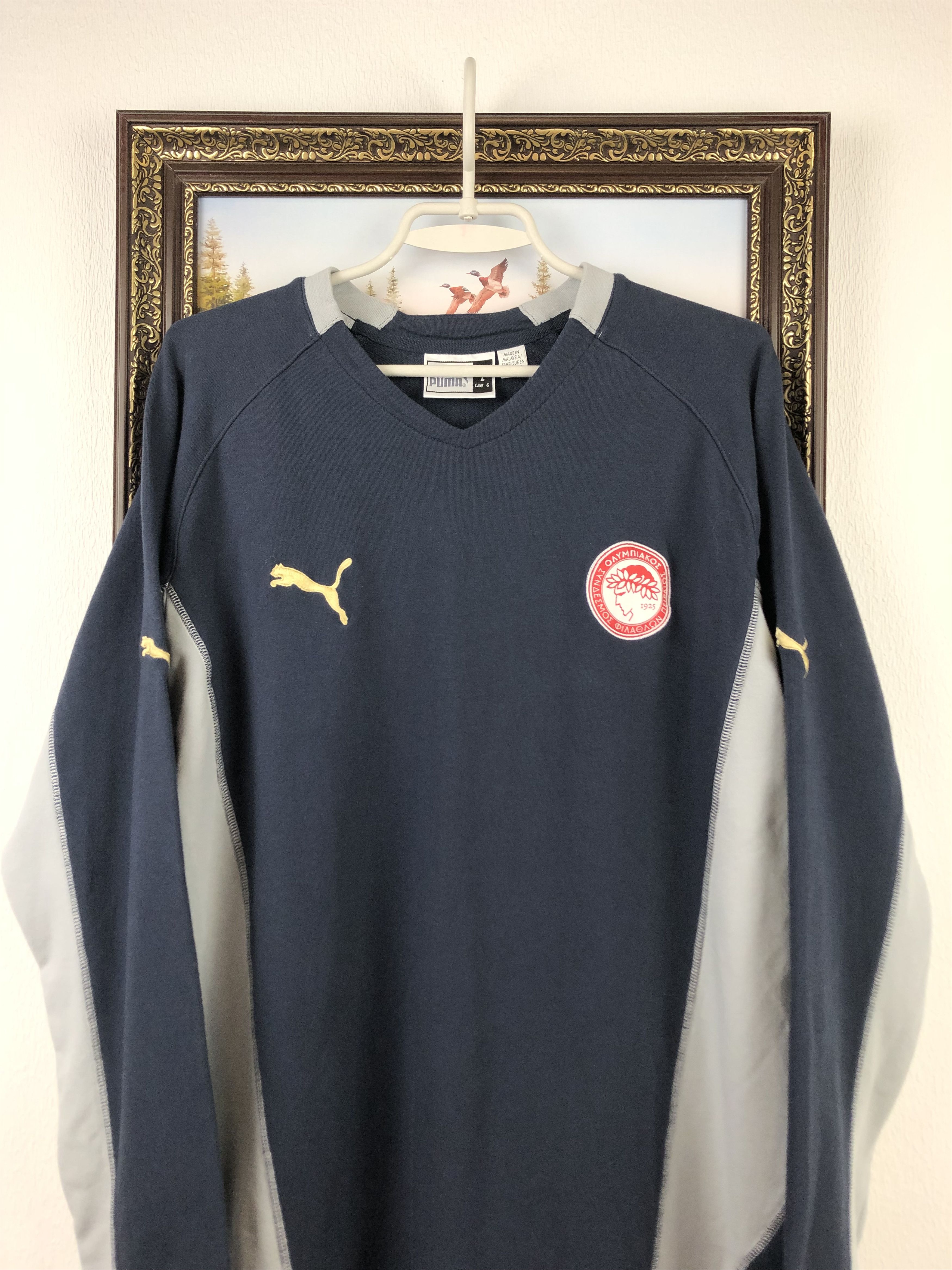 Vintage Vintage Olympiacos Olympiakos Football Sweatshirt Jacket Size US L / EU 52-54 / 3 - 2 Thumbnail