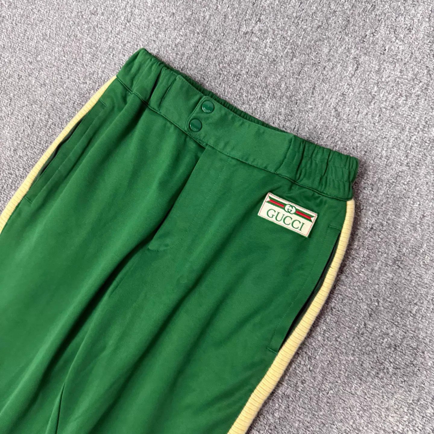 Gucci Gucci Green Knit Striped Pants M 99 New Size US 32 / EU 48 - 3 Thumbnail