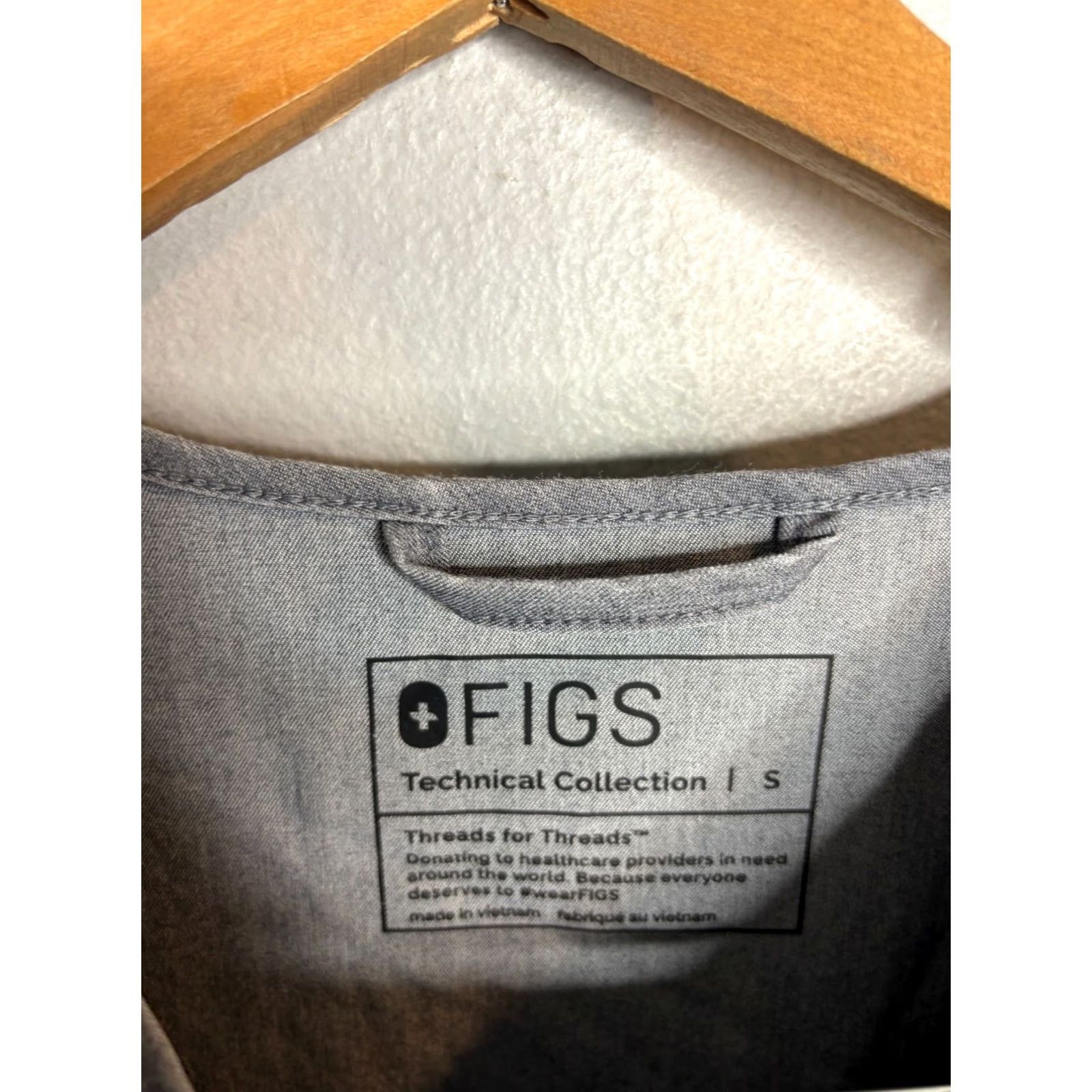 Vintage Figs Scrub Set Womens S Top S Gray Yola Skinny Pants 5766 Size S / US 4 / IT 40 - 4 Thumbnail