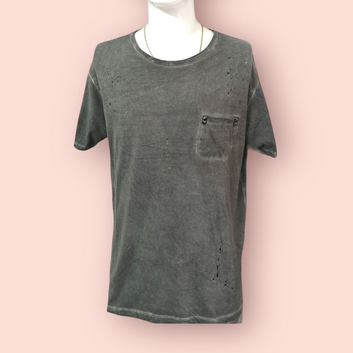Other VINTAGE VALENTINO DISTRESSED STUDDED RAYON SHIRT Size US L / EU 52-54 / 3 - 1 Thumbnail