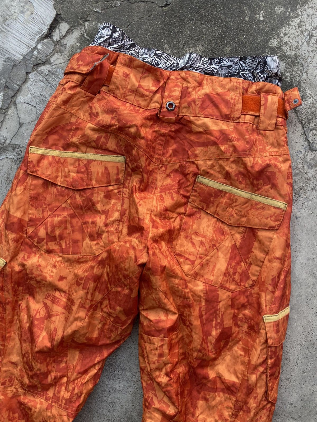 Vintage Vintage Sims snowboard ski pants with cargo pocket Size US 33 - 10 Thumbnail