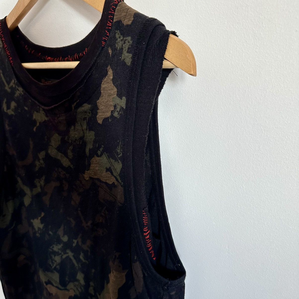 Jun Takahashi × Undercover Undercover SS03 Scab Punk Camo Double Layered Tank Top Size US M / EU 48-50 / 2 - 3 Thumbnail