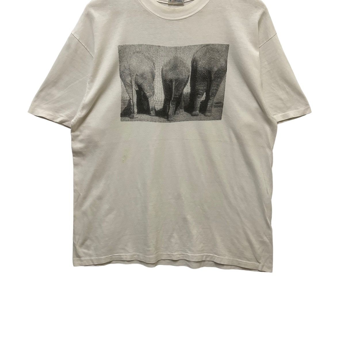 Hanes × Vintage Vintage Animal Photo Print Art Hanes Tshirt Size US L / EU 52-54 / 3 - 3 Thumbnail