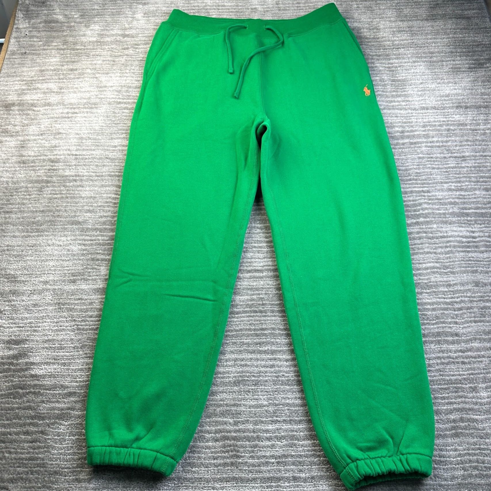 Polo Ralph Lauren Polo Ralph Lauren Pants Mens Medium Green Sweatpants Pony Cuffed Size US M / EU 48-50 / 2 - 2 Thumbnail