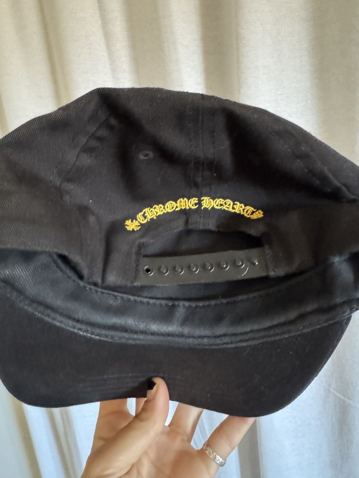 Chrome Hearts Chrome Hearts CH Black Gold Cap Size ONE SIZE - 3 Thumbnail