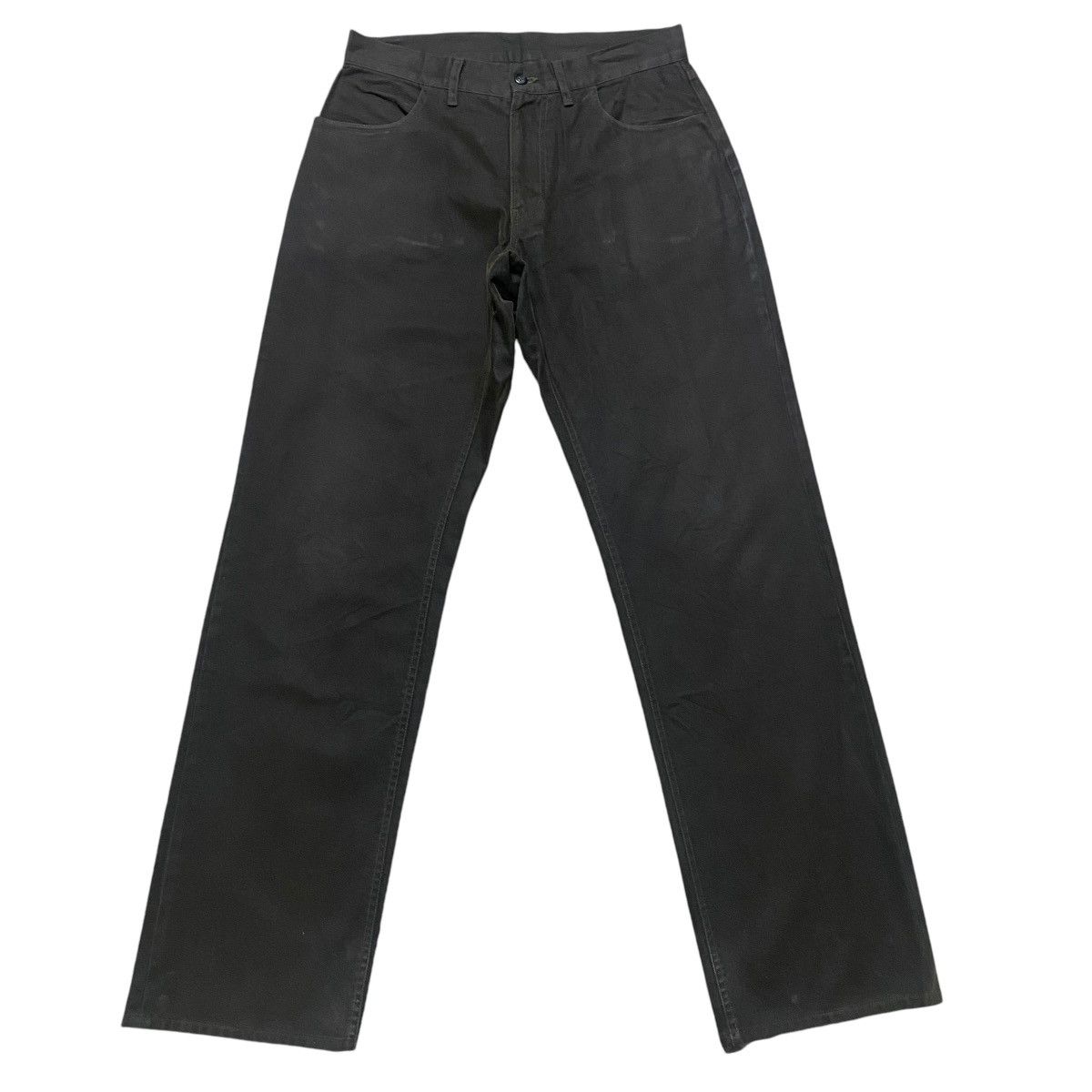 PPFM Vintage PPFM Coated Waxed Baggy Jeans Size US 30 / EU 46 - 2 Thumbnail